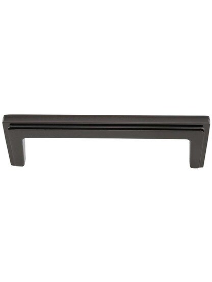 Lexa Cabinet Pull - 3 3/4 inch Center-to-Center in Black Nickel.